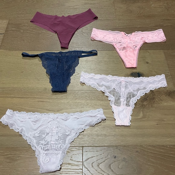 5 Victoria Secret underwear small s/p - Picture 1 of 3